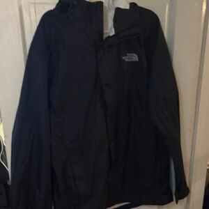 The North Face Black Raincoat Weather-Resistant NWOT!